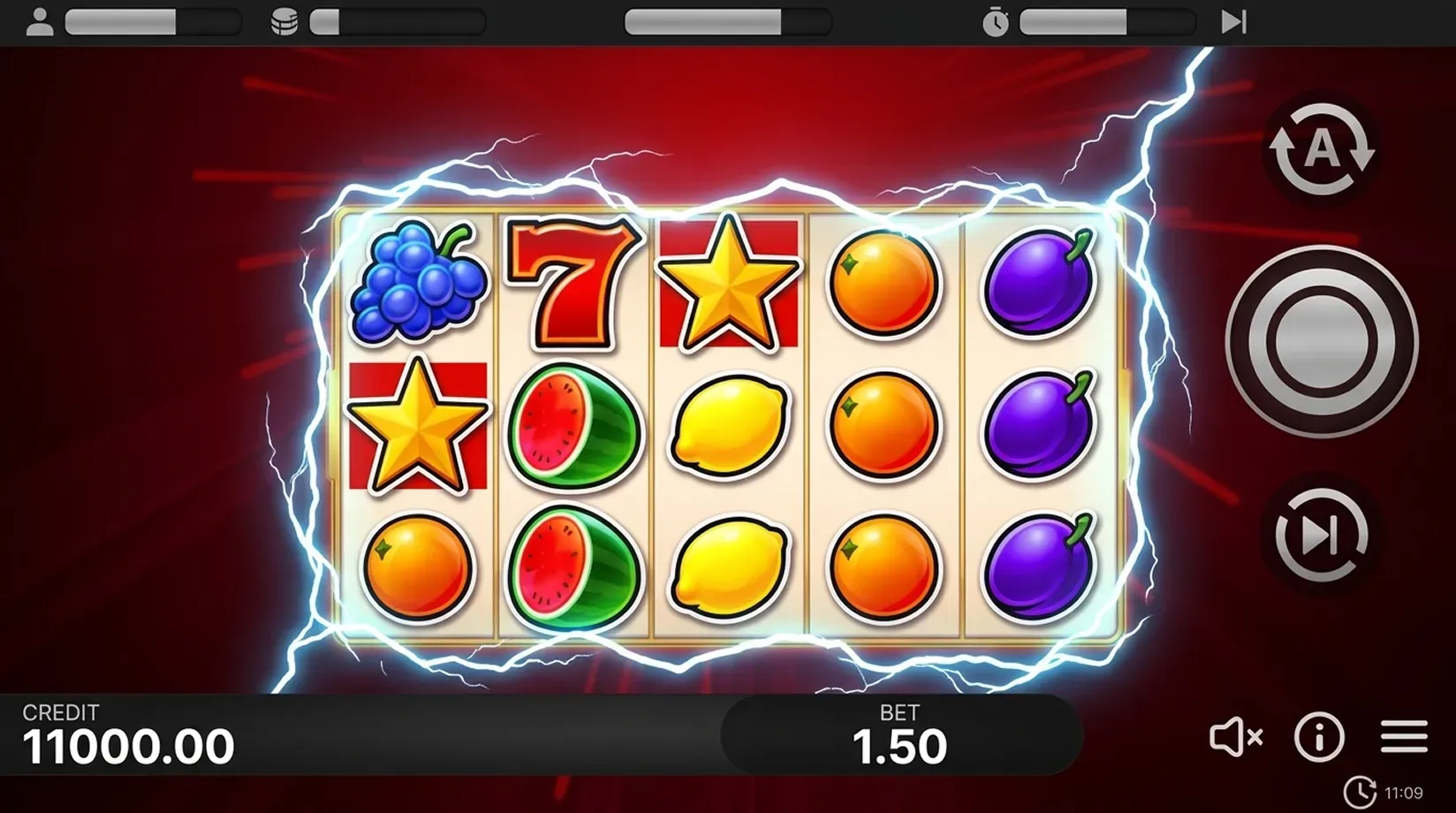 Blazing Wins 5 Lines
